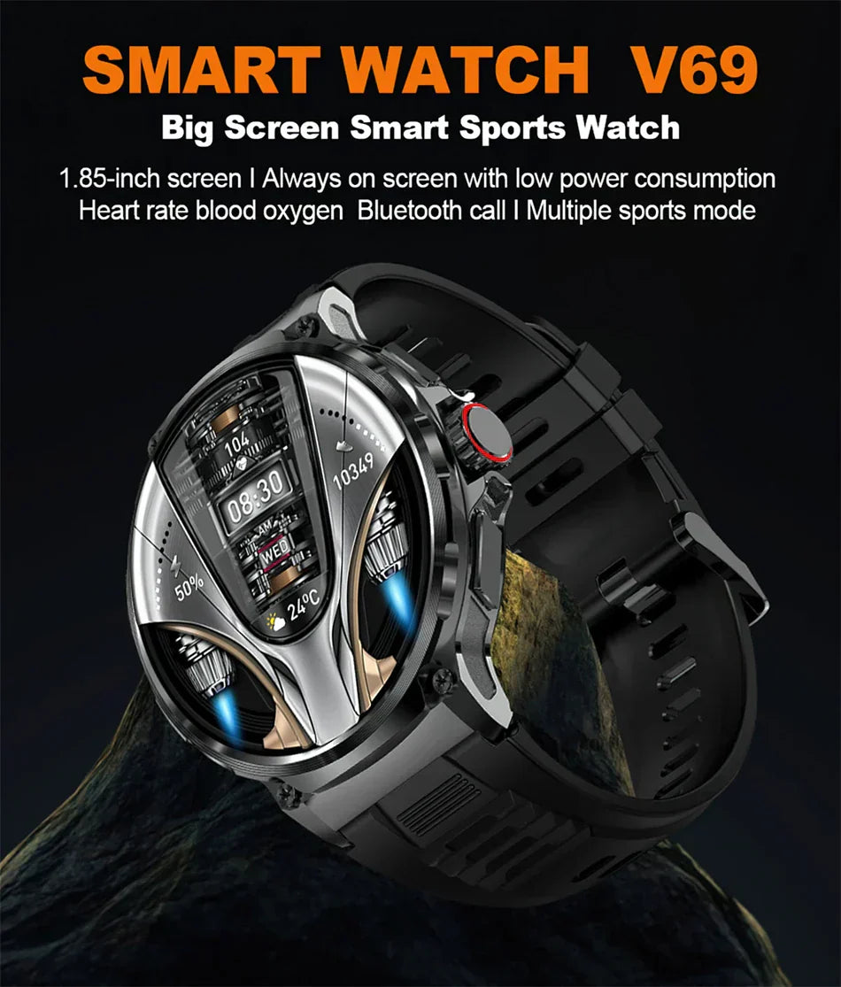 MedWatch™ Smart Pro Endurance - Smart Watch 1.85 Inch Ultra HD AMOLED Screen 710 Mah Battery Bluetooth Call Smartwatch