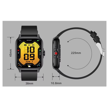 MedWatch™ Amara - Smart Watch 1.85inch Health Monitoring AI Voice Assistant Men Women Fashion Smartwatch Sport Fitness Tracker