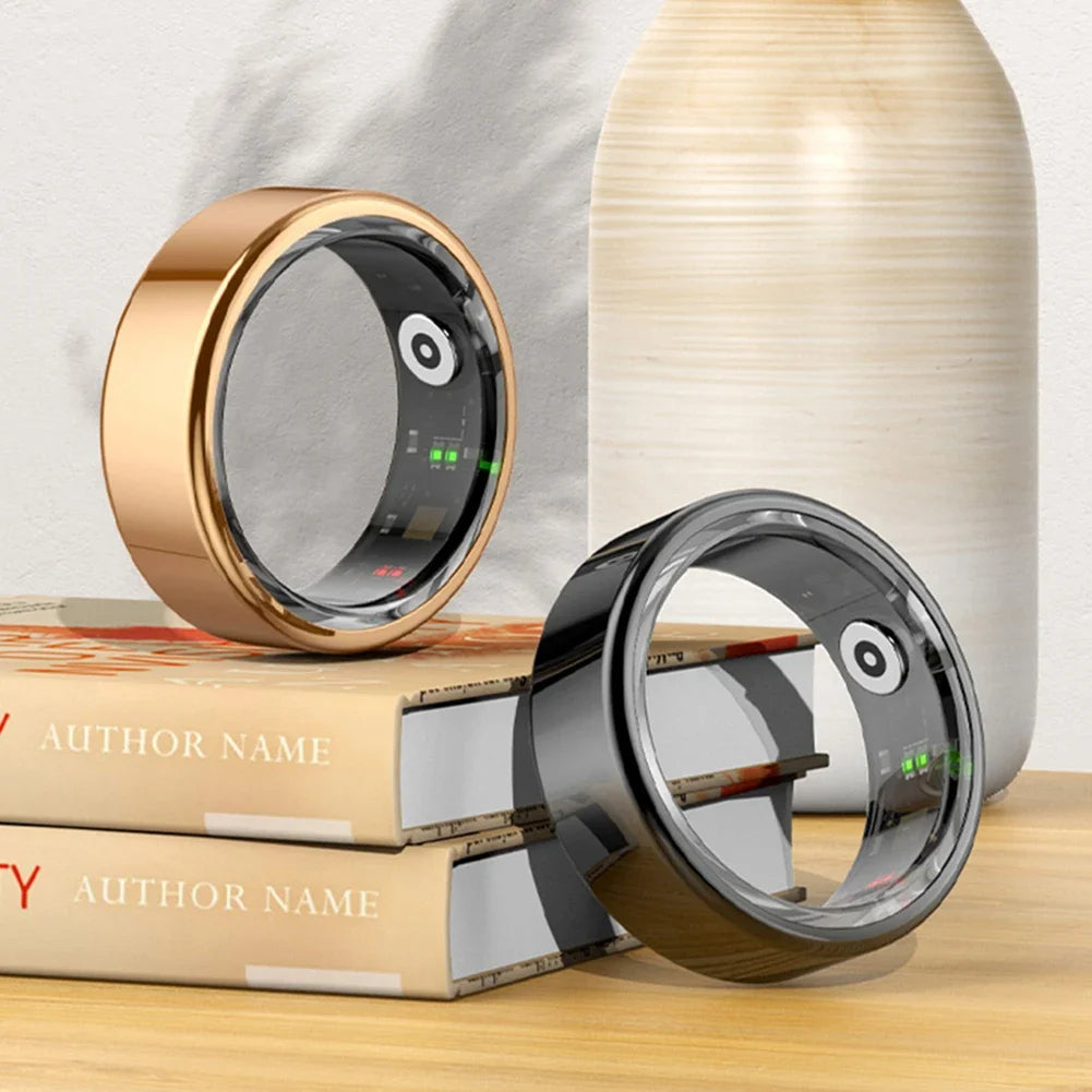 MedWatch™ Stefan - Smart Ring Titanium Steel Health Monitoring Ring: Supports good sleep, regulates blood pressure