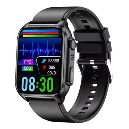 MedWatch™ Prime Ultra -  ECG Health Fitness Tracker Heart Rate Sleeping Monitor Smart Watch Waterproof IP67 Blood Glucose
