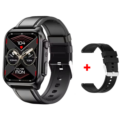 MedWatch™ Prime Ultra -  ECG Health Fitness Tracker Heart Rate Sleeping Monitor Smart Watch Waterproof IP67 Blood Glucose