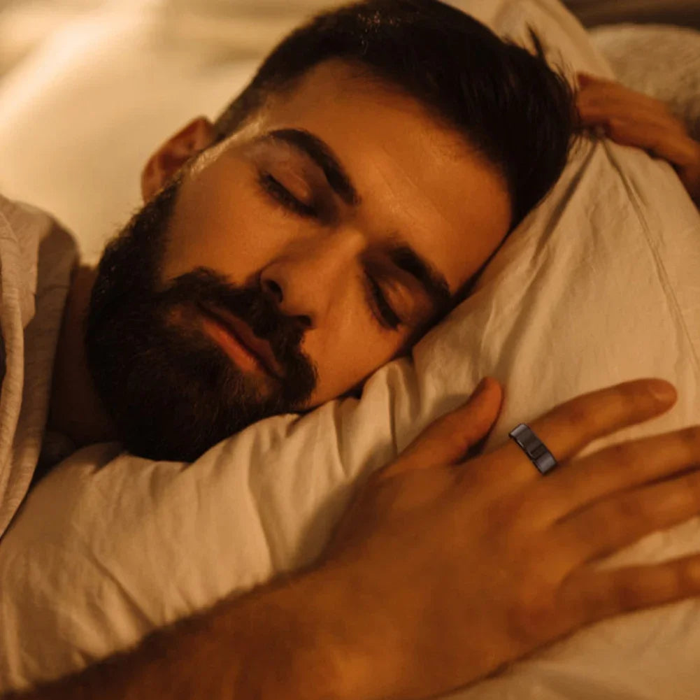 MedWatch™ Stefan - Smart Ring Titanium Steel Health Monitoring Ring: Supports good sleep, regulates blood pressure