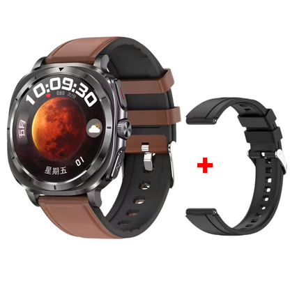 MedWatch™ Fettle - Smart Watch 1.43inch Amoled ECG Health Monitoring Voice Assistant SOS Outdoor Sports Fitness Tracker