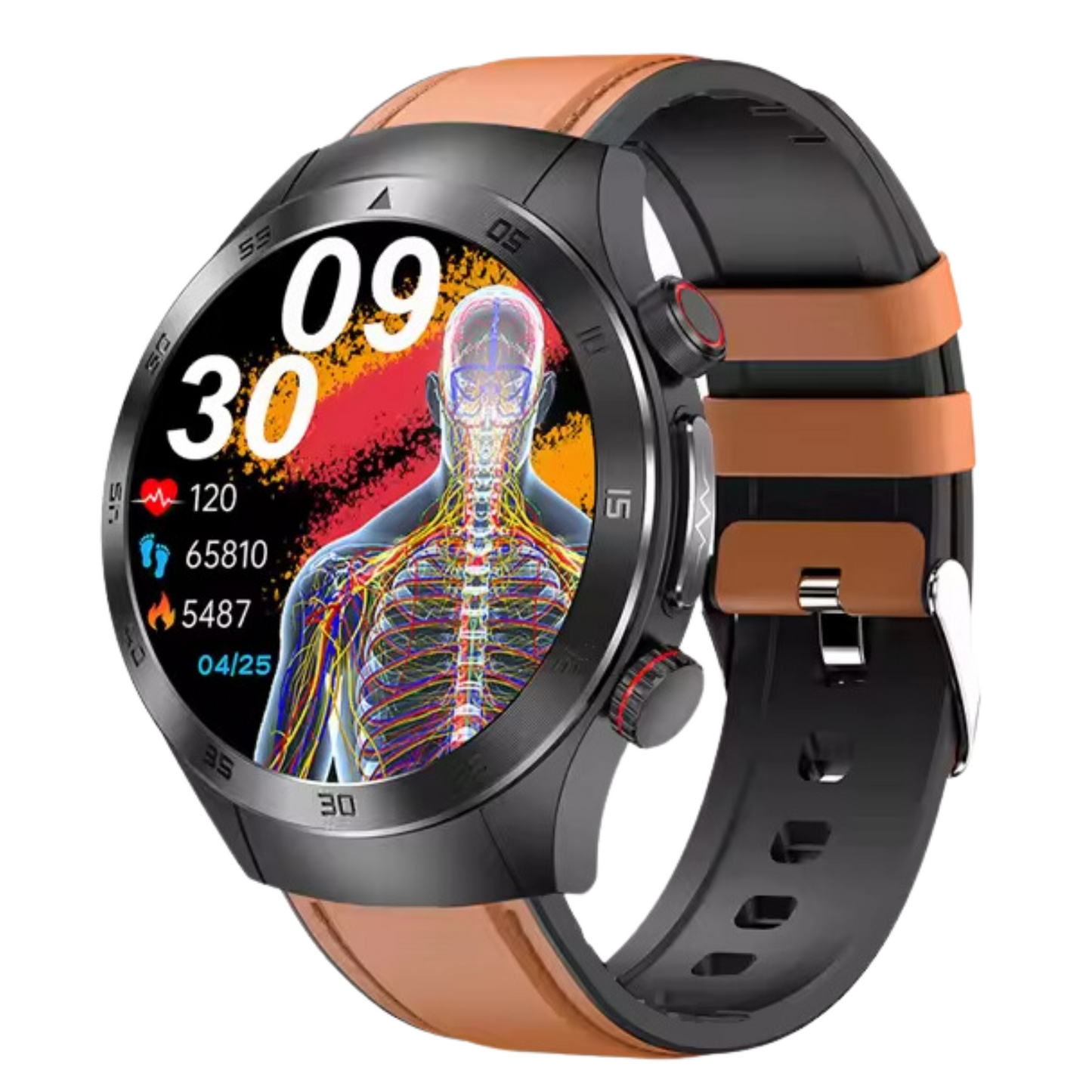 MedWatch™ HealthWave Max - Best Medical Diagnosis Smart Watch, Blood Lipids Uric Acid Blood Glucose watch, ECG+PPG Fitness Tracker