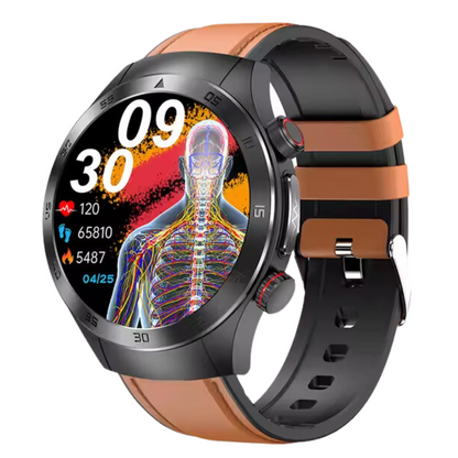 MedWatch™ HealthWave Max - Best Medical Diagnosis Smart Watch, Blood Lipids Uric Acid Blood Glucose watch, ECG+PPG Fitness Tracker