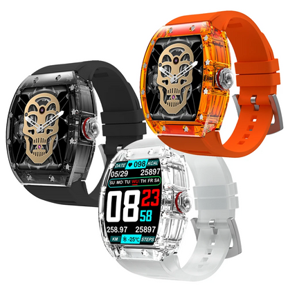 MedWatch™ Totality - New Transparent Smart Watch Men NFC Bluetooth Call Heart Rate Blood Oxygen Health Monitor