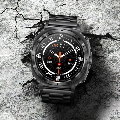 MedWatch™ Fettle - Smart Watch 1.43inch Amoled ECG Health Monitoring Voice Assistant SOS Outdoor Sports Fitness Tracker