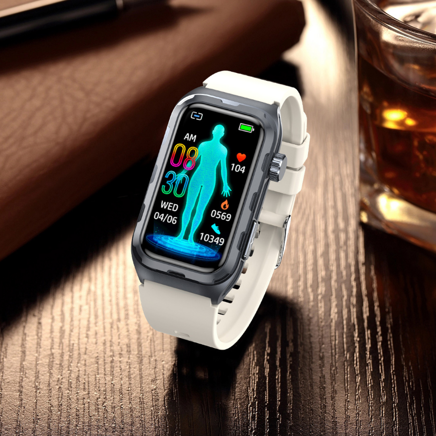 MedWatch™ Fitness - Smart Bracelet ECG Health Monitoring Blood Pressure Glucose Heart Rate Wristwatch