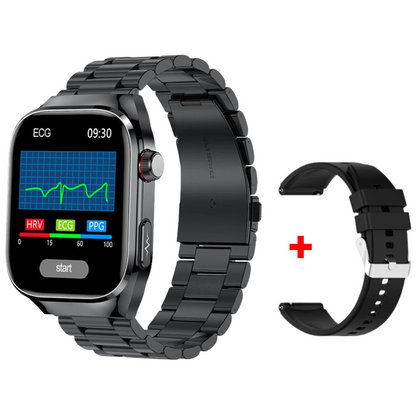 MedWatch™ Lifetrack Ultra - Lipid uric Acid ECG/EKG Blood Sugar Blood Pressure Health Management Smart Watch