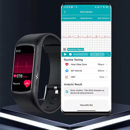MedWatch™ ActiveCore Fusion - Medical Grade Smart Watch Blood Sugar Blood Lipid Uric Acid ECG+PPG Body Temperature