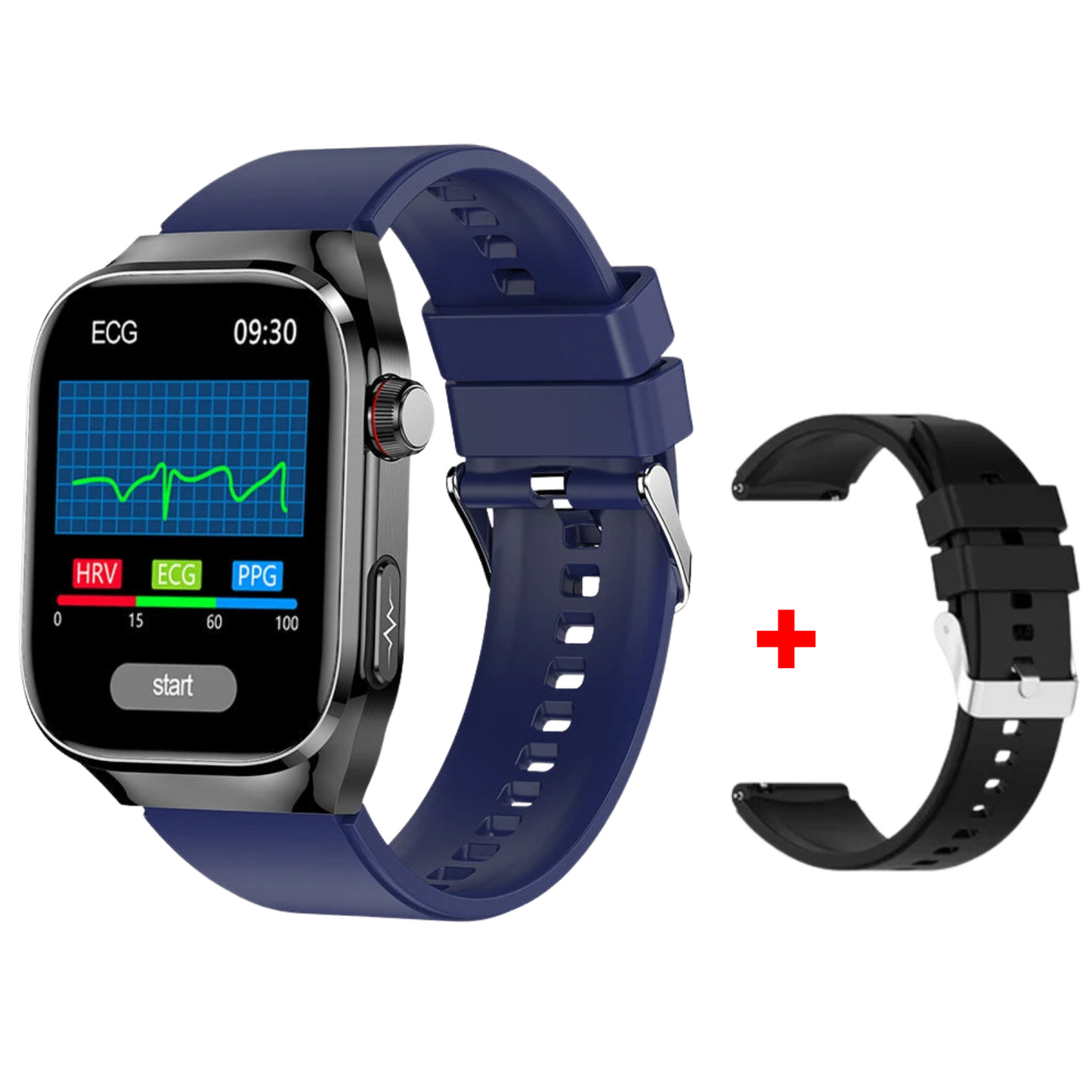 MedWatch™ Lifetrack Ultra - Lipid uric Acid ECG/EKG Blood Sugar Blood Pressure Health Management Smart Watch