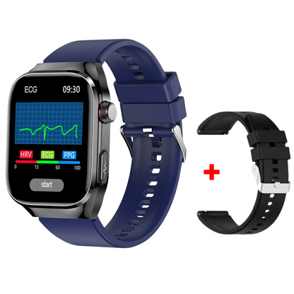 MedWatch™ Lifetrack Ultra - Lipid uric Acid ECG/EKG Blood Sugar Blood Pressure Health Management Smart Watch