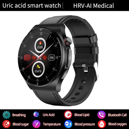 MedWatch™ PulseXplorer - Laser Treatment Smart Watch, Blood Sugar, Lipid and Uric Acid Medical Grade ECG+PPG Health Monitoring