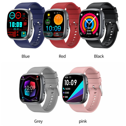 MedWatch™ Strength - Smart Watch Blood Pressure Health Monitoring Bluetooth Calling SOS Men Women Sport Fitness Tracker