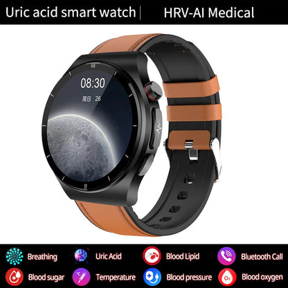 MedWatch™ PulseXplorer - Laser Treatment Smart Watch, Blood Sugar, Lipid and Uric Acid Medical Grade ECG+PPG Health Monitoring