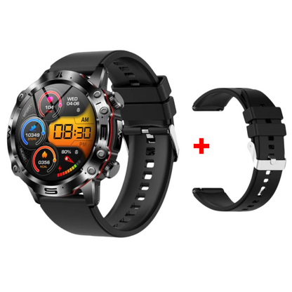 MedWatch™Wellness Pro - ECG/EKG HRV Professional Blood Glucose Blood Pressure Monitoring and Health Smart Watch