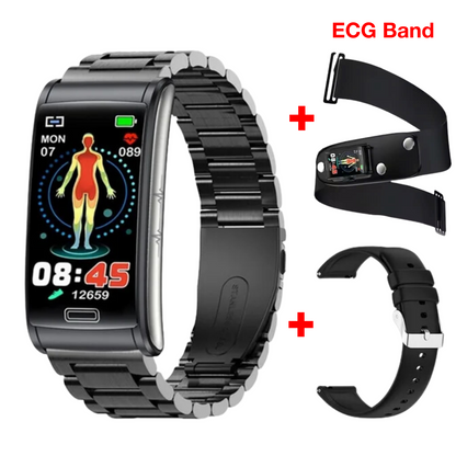 MedWatch™ Monitor Pro - Smart Watch ECG+PTT Blood Pressure Heart Rate Monitor Health Smart Bracelet
