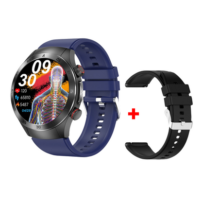 MedWatch™ HealthWave Max - Best Medical Diagnosis Smart Watch, Blood Lipids Uric Acid Blood Glucose watch, ECG+PPG Fitness Tracker