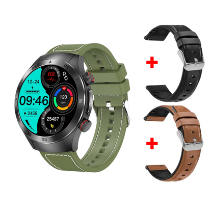 MedWatch™ HealthWave Max - Best Medical Diagnosis Smart Watch, Blood Lipids Uric Acid Blood Glucose watch, ECG+PPG Fitness Tracker