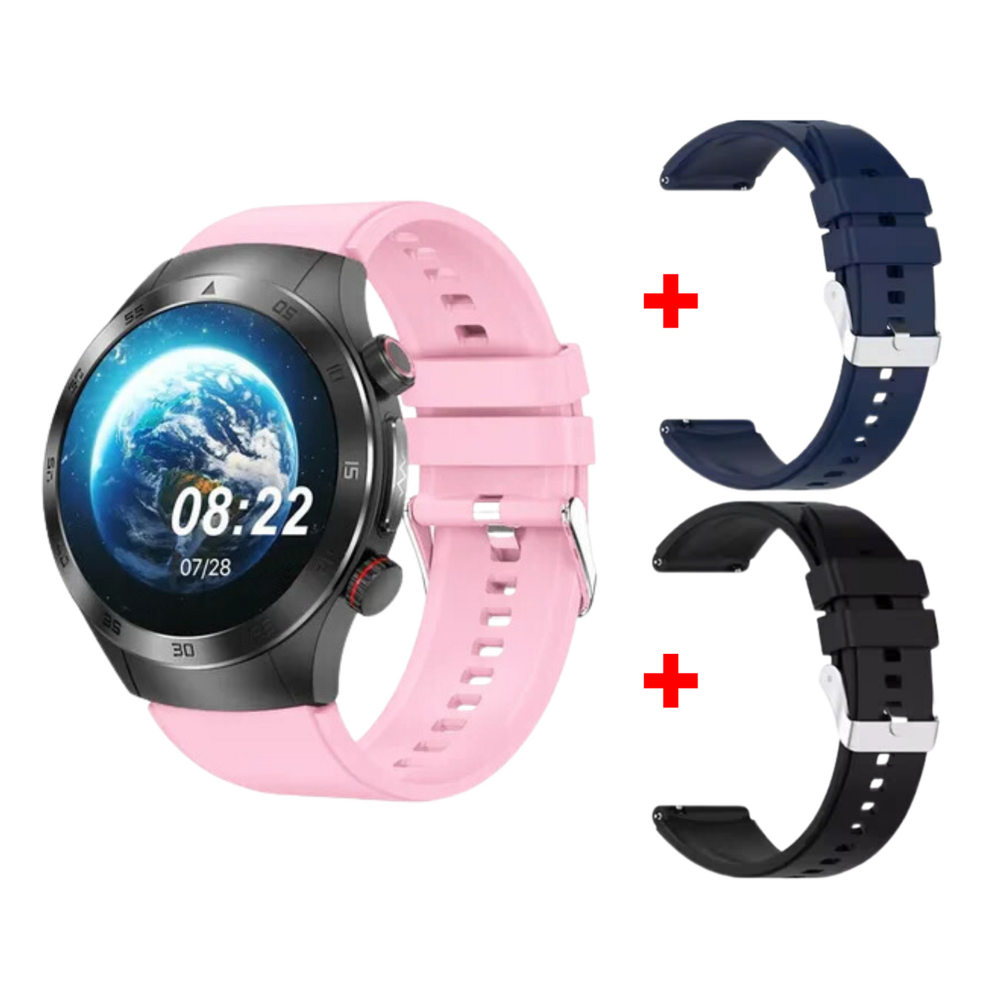 MedWatch™ HealthWave Max - Best Medical Diagnosis Smart Watch, Blood Lipids Uric Acid Blood Glucose watch, ECG+PPG Fitness Tracker