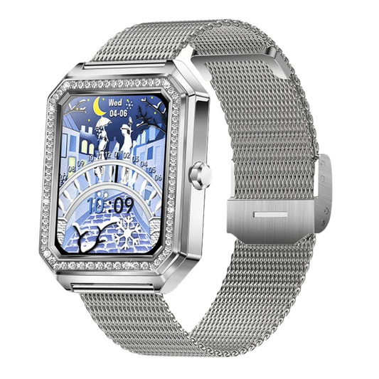 MedWatch™ Aquamarine - Smart Watch Ladies Bluetooth Call Health Monitor Blood Pressure Fitness Tracker For Women