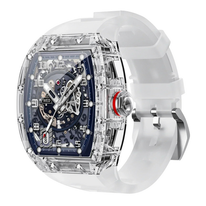 MedWatch™ Totality - New Transparent Smart Watch Men NFC Bluetooth Call Heart Rate Blood Oxygen Health Monitor