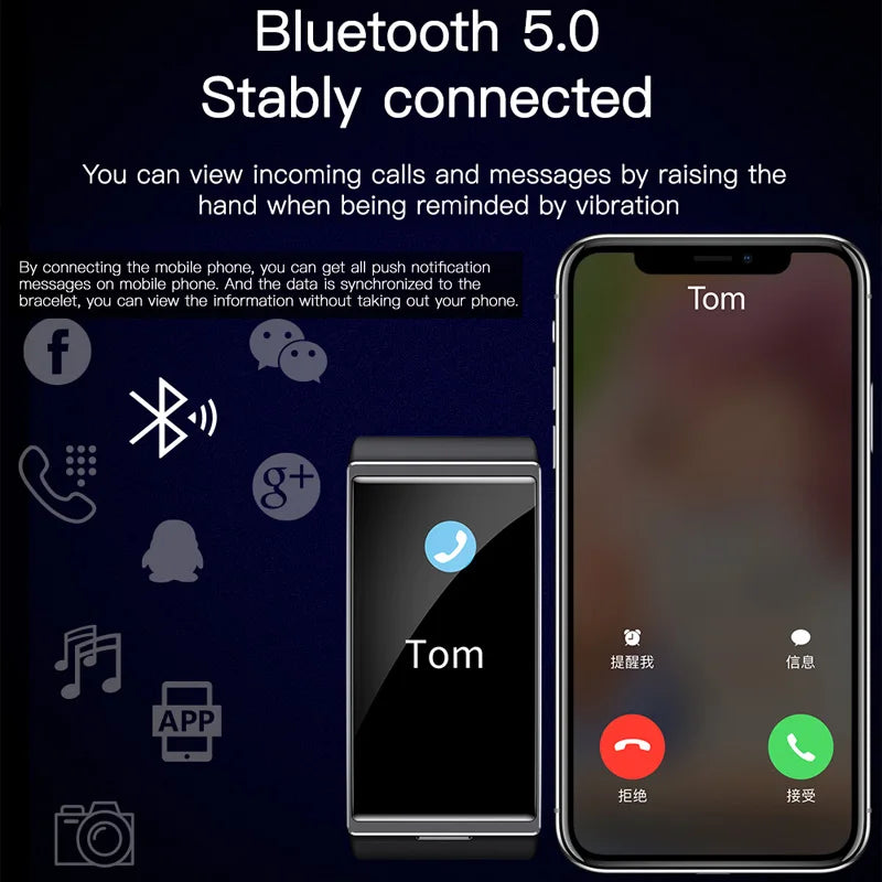 MedWatch™ Splendor - Smartwatch 1.9 Inch IP68 Waterproof Sport Heart Rate Blood Pressure Android IOS