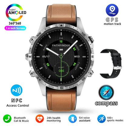 MedWatch™ Aspire - New GPS Smart Watch, GT4 Pro, Blood Sugar Smartwatch