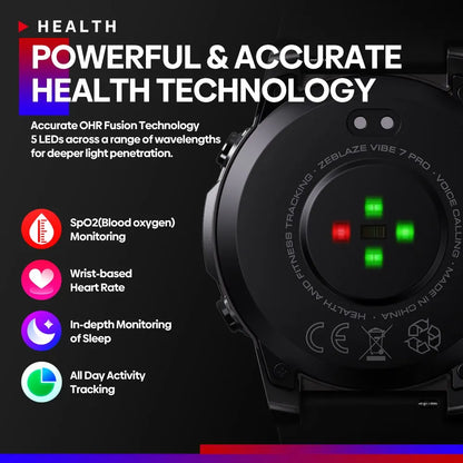 MedWatch™ Navigator -  Voice Calling Smart Watch 1.43 Inch AMOLED Display Hi Fi Phone Calls Military Grade Toughness Watch