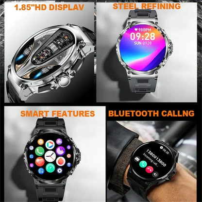 MedWatch™ Smart Pro Endurance - Smart Watch 1.85 Inch Ultra HD AMOLED Screen 710 Mah Battery Bluetooth Call Smartwatch
