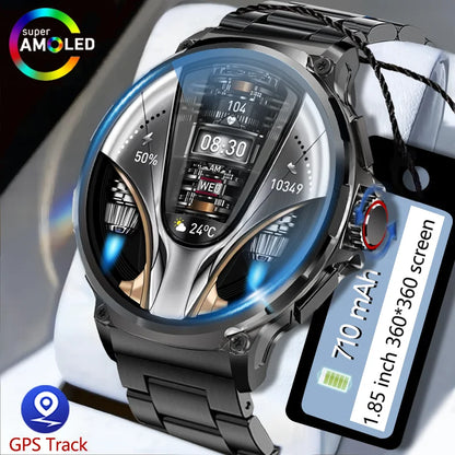 MedWatch™ Smart Pro Endurance - Smart Watch 1.85 Inch Ultra HD AMOLED Screen 710 Mah Battery Bluetooth Call Smartwatch