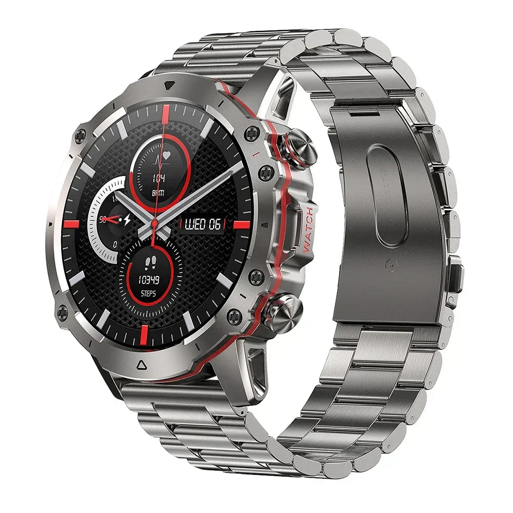 MedWatch™ Crusader - Smart Watch For Men Amoled Waterproof Bluetooth Call Heart Rate