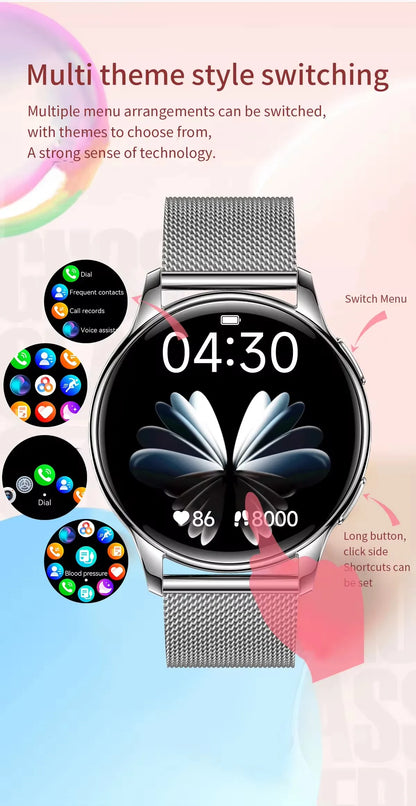MedWatch™ Frost - Fashion Women Smart Watch AMOLED HD