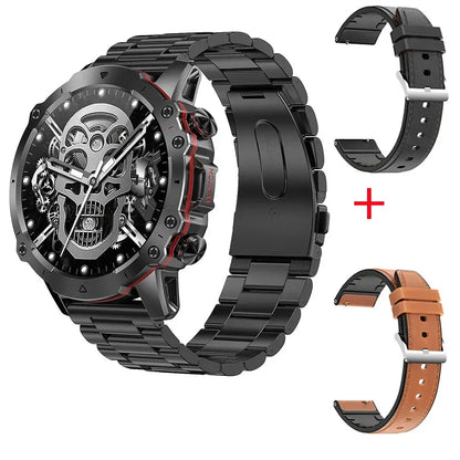 MedWatch™ Crusader - Smart Watch For Men Amoled Waterproof Bluetooth Call Heart Rate