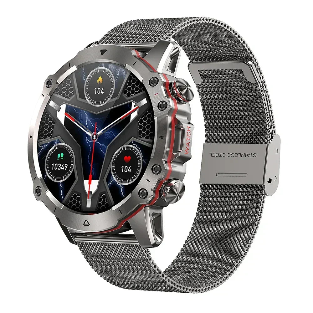MedWatch™ Crusader - Smart Watch For Men Amoled Waterproof Bluetooth Call Heart Rate