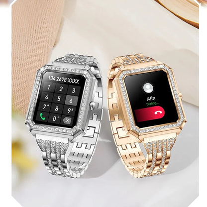 MedWatch™ Aquamarine - Smart Watch Ladies Bluetooth Call Health Monitor Blood Pressure Fitness Tracker For Women