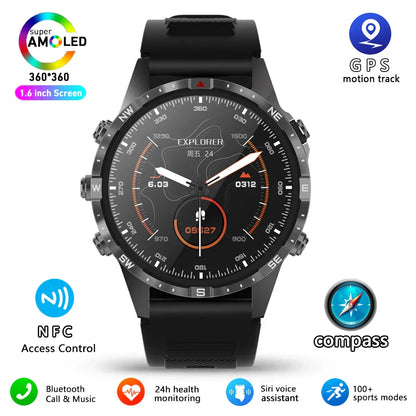 MedWatch™ Aspire - New GPS Smart Watch, GT4 Pro, Blood Sugar Smartwatch