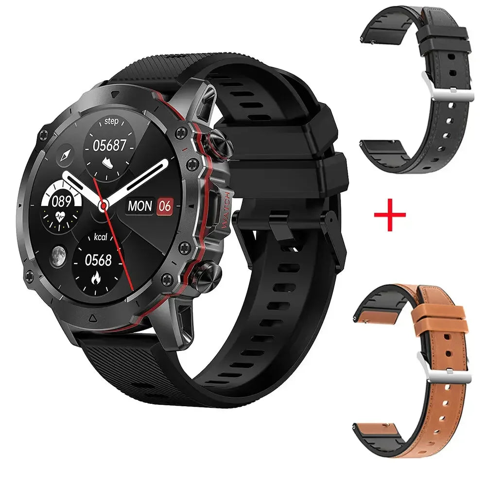 MedWatch™ Crusader - Smart Watch For Men Amoled Waterproof Bluetooth Call Heart Rate