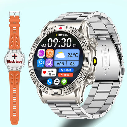 MedWatch™ Shield - Smart Watch Men Altitude Compass GPS Sports 1ATM Waterproof Watch Bluetooth Talk SmartWatches