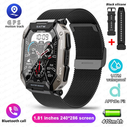 MedWatch™ Force - Smart Watch Men Bluetooth Full Touch Screen 5ATM Waterproof Watches Sports