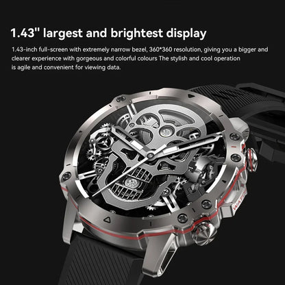 MedWatch™ Crusader - Smart Watch For Men Amoled Waterproof Bluetooth Call Heart Rate
