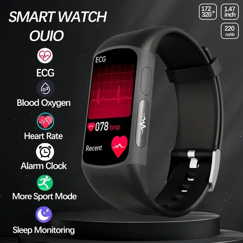MedWatch™ ActiveCore Fusion - Medical Grade Smart Watch Blood Sugar Blood Lipid Uric Acid ECG+PPG Body Temperature