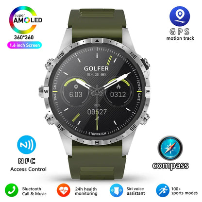 MedWatch™ Aspire - New GPS Smart Watch, GT4 Pro, Blood Sugar Smartwatch