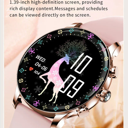 MedWatch™ Iconic - Smartwatch Women GPS Movement Track Voice Assistant Heart Rate Monitor