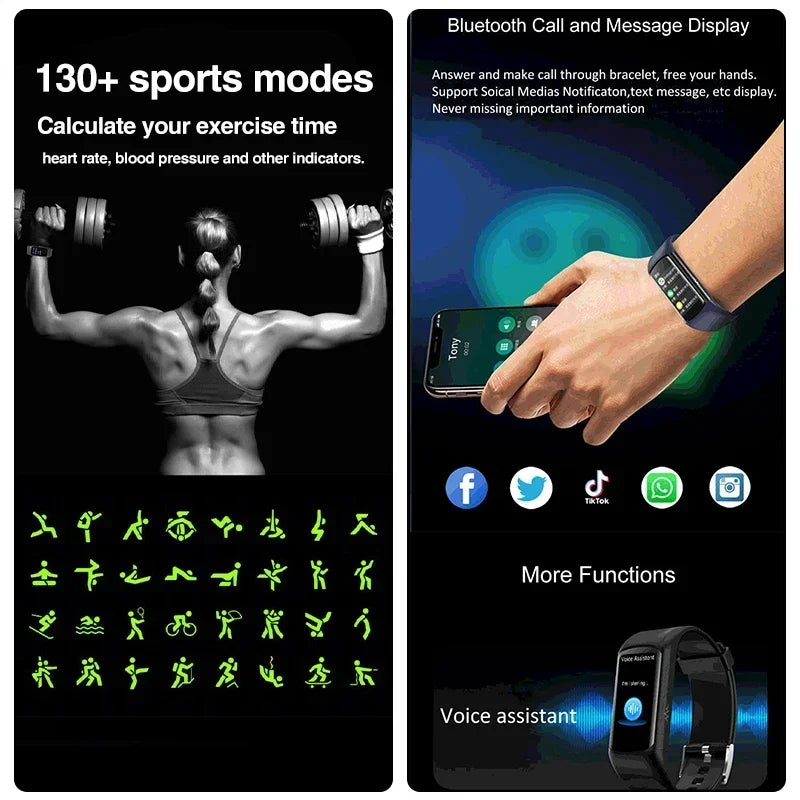 MedWatch™ ActiveCore Fusion - Medical Grade Smart Watch Blood Sugar Blood Lipid Uric Acid ECG+PPG Body Temperature