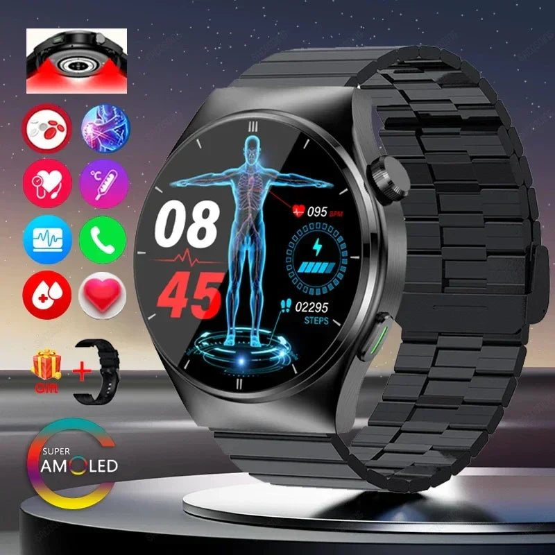 MedWatch™ Ultimate - Stabilize blood pressure, control blood sugar, uric acid and blood Lipid Smartwatch