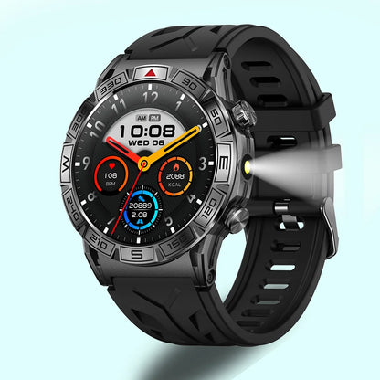 MedWatch™ Shield - Smart Watch Men Altitude Compass GPS Sports 1ATM Waterproof Watch Bluetooth Talk SmartWatches
