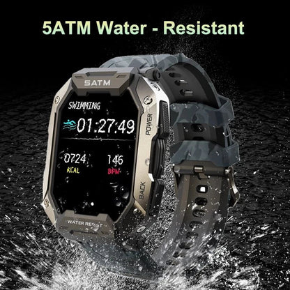 MedWatch™ Force - Smart Watch Men Bluetooth Full Touch Screen 5ATM Waterproof Watches Sports