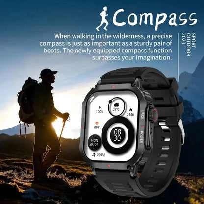MedWatch™ Regulus - Smart Watch Men AMOLED HD Screen Heart Rate Health Tracker Bluetooth Call IP68