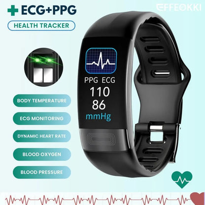 MedWatch™ Energy - Smart Bracelet Body Temperature Monitoring Smart Wristbands ECG PPG Smart Watch Heart Rate Blood Pressure